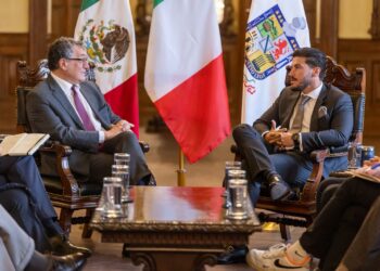 Samuel se reúne con Embajador de Italia en México