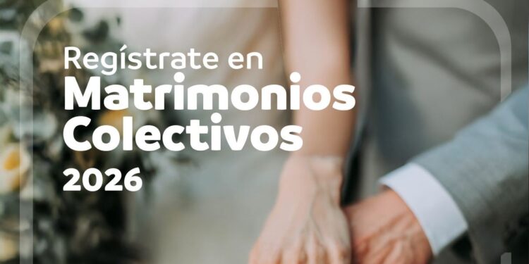 Gobierno invita a Bodas colectivas por San Valentín
