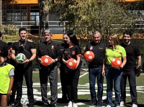 Inaugura Samuel cancha 450 en Guadalupe