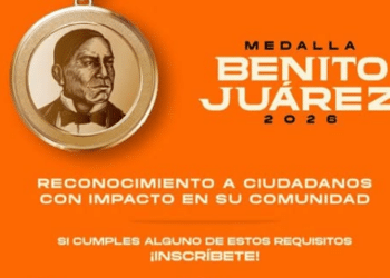 Convocan a la medalla Benito Juárez 2026