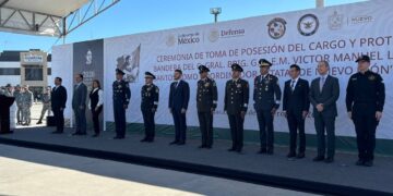 Recibe Samuel García al nuevo Coordinador de la Guardia Nacional en NL