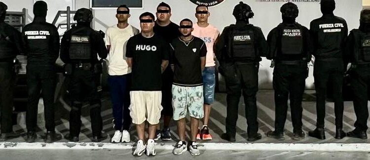 Capturan a seis presuntos criminales en Juárez