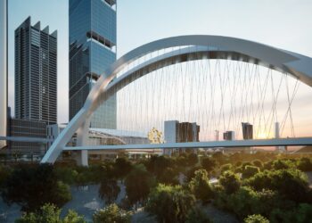 Supervisa Samuel construcción del puente nuevo