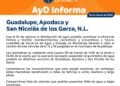 A y D renueva infraestructura en Guadalupe, Apodaca y San Nicolás