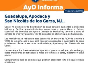 A y D renueva infraestructura en Guadalupe, Apodaca y San Nicolás