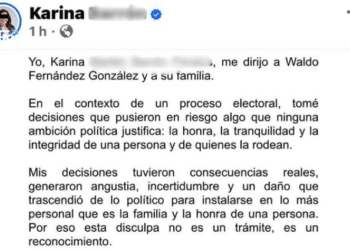 Karina “N” revela carta de disculpas
