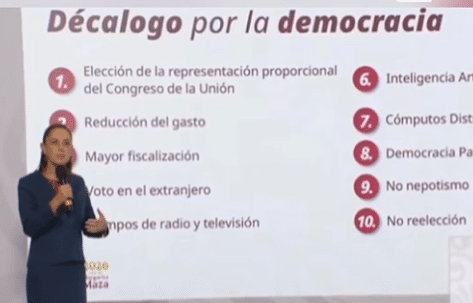 Defiende Claudia cambios en PREP