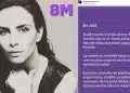 Sasha Sokol envía mensaje en el del Día Internacional de la Mujer