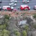 Vehículo cae a zanja y deja tres lesionados