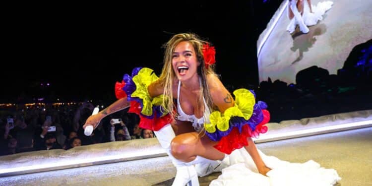 Karol G hizo historia en Coachella