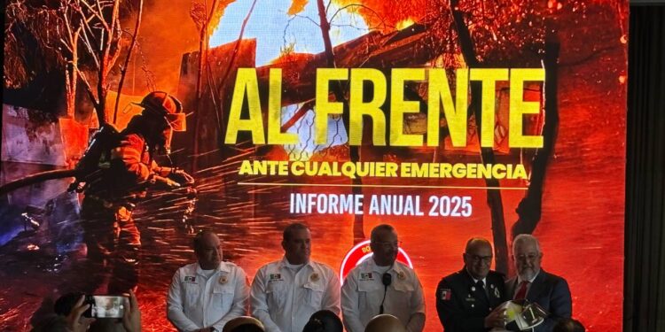 Presenta Bomberos Nuevo León informe anual