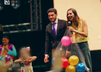Celebran día de la niñez con Lara Campos