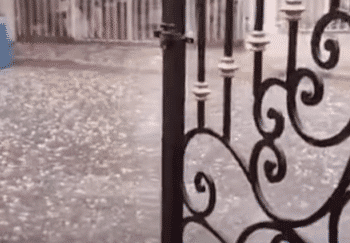 Cae granizada en la zona sur del área metropolitana