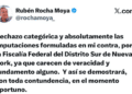 Rubén Rocha Moya niega acusaciones de EU