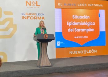Supera NL meta de vacunación contra sarampión