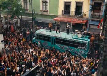 U2 graba video en CDMX