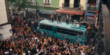 U2 graba video en CDMX