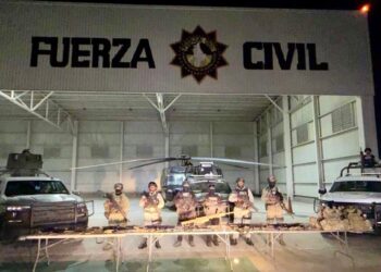 Aseguran armas en Dr. Coss