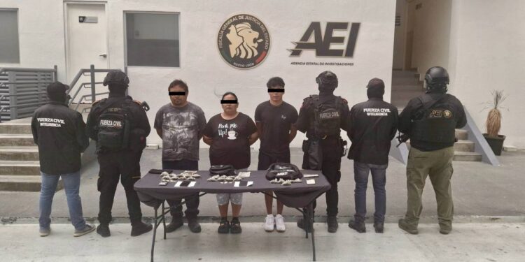 Caen cinco presuntos delincuentes en Monterrey