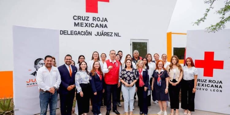 Instalan base de la Cruz roja en Juárez