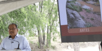 Entrega Escobedo reconstrucción de drenaje pluvial
