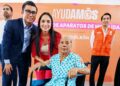 Entregan aparatos de movilidad a personas con discapacidad en Juárez
