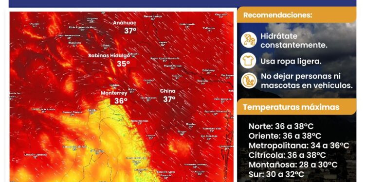 Piden cuidarse del calor y viento