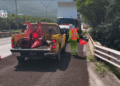 Continúan trabajos de conservación de carreteras