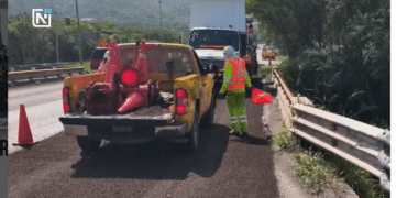 Continúan trabajos de conservación de carreteras