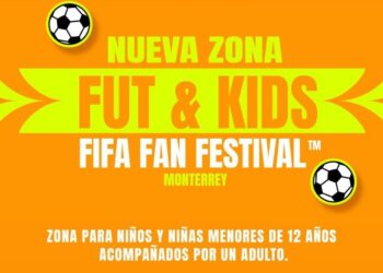 Habilitan nueva zona infantil en la fiesta futbolera del Parque Fundidora