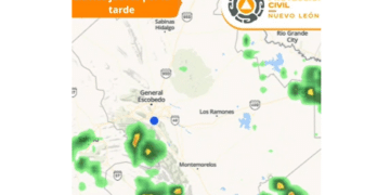 Alertan por lluvias en Nuevo León