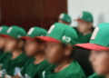 Reconocen a selección infantil de béisbol en Cadereyta