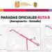 Ofrecen transporte gratuito durante las actividades mundialistas.