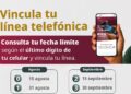 Amplían plazo para registrar líneas telefónicas