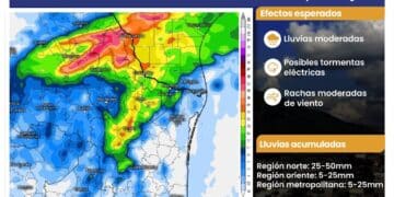 Alerta PC Nuevo León por lluvias en la región