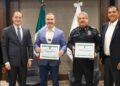Reciben reconocimiento por estrategia de seguridad en Monterrey