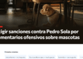 Arman petición contra Pedro Sola