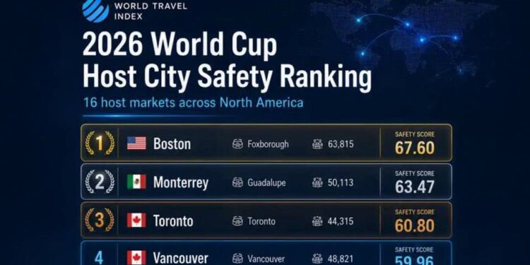 Nuevo León segunda sede más segura del Mundial