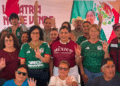 Se reúne Tatiana Clouthier con habitantes de Hualahuises