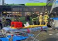 Transporte ocasiona múltiples accidentes y deja 10 lesionados