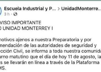Suspenden clases presenciales preparatoria Álvaro Obregón