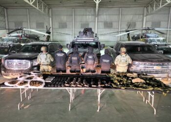 Aseguran armamento y vehículos con operativo muralla