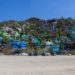 Restauran mural en el Cerro de la Campana