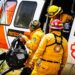 Combaten incendio forestal en Santiago