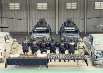 Decomisan armamento en Parás