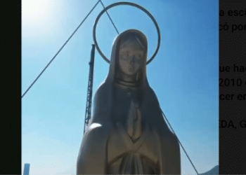Presentan escultura del Puente de la virgen