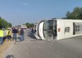 Accidente en Pesquería deja tres fallecidos