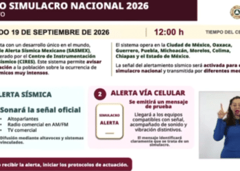 Celulares sonarán por alerta sísmica este sábado