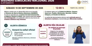 Celulares sonarán por alerta sísmica este sábado