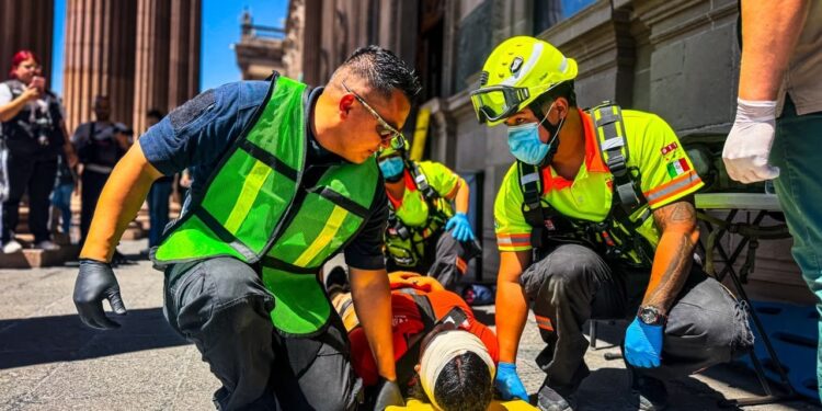 Participa Nuevo León en simulacro nacional